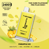 The Crystal Cube Platinum Pro Plus 8000+ Disposable Vape(non-recharcheable) - Any 2 For £22