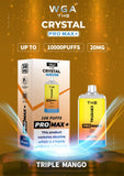 Crystal Pro Max PLUS by WGA 10000 Disposable Vape Box  - Any 2 for £28