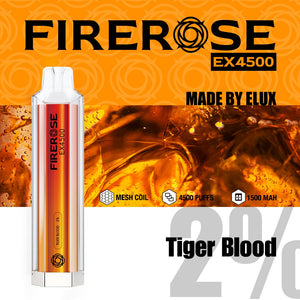 Elux FireRose EX4500 Puffs Disposable Vape Device - Any 2 for £22