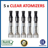 EGO CE4 ATOMIZERS/CLEAROMIZERS (5 PACK)