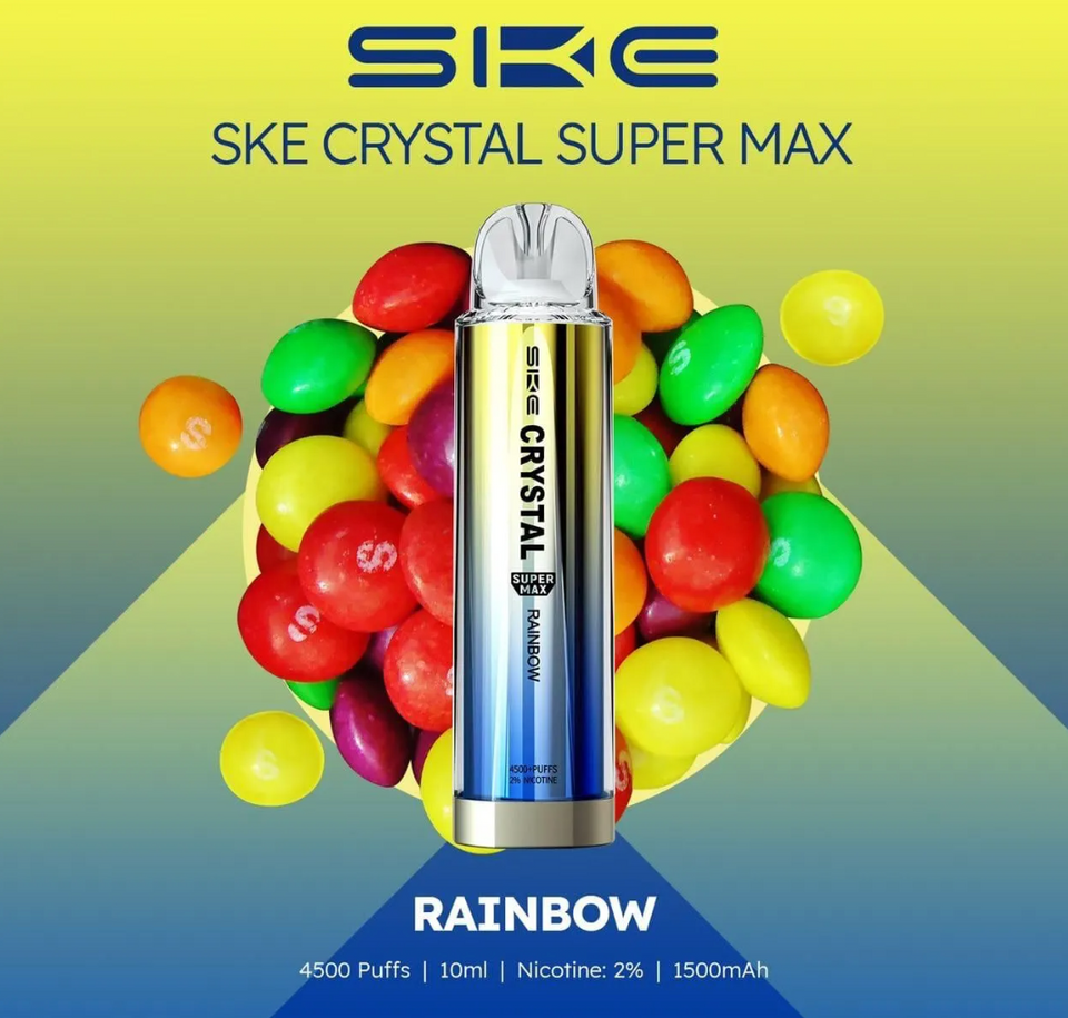 Crystal (SKE) Super Max 4500 Puffs Disposable Bar - Any 2 for £22