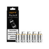 ASPIRE POCKE X COILS (5 PACK)