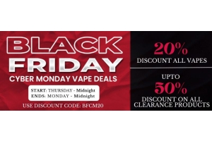 BLACK FRIDAY / CYBER MONDAY VAPE DEALS