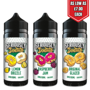 DOOZY SERIOUSLY DONUTS 100ML E-LIQUID: Tempting Donut Flavors for Every Vaper