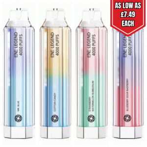 Ene Legend 4000 Puff Disposable Vape | Bundle Deals | Best Price