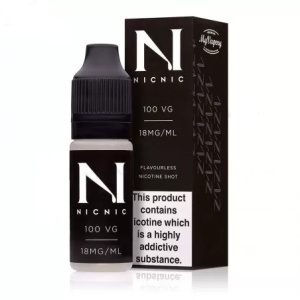 NIC 18MG FLAVOURLESS NICOTINE SHOT 