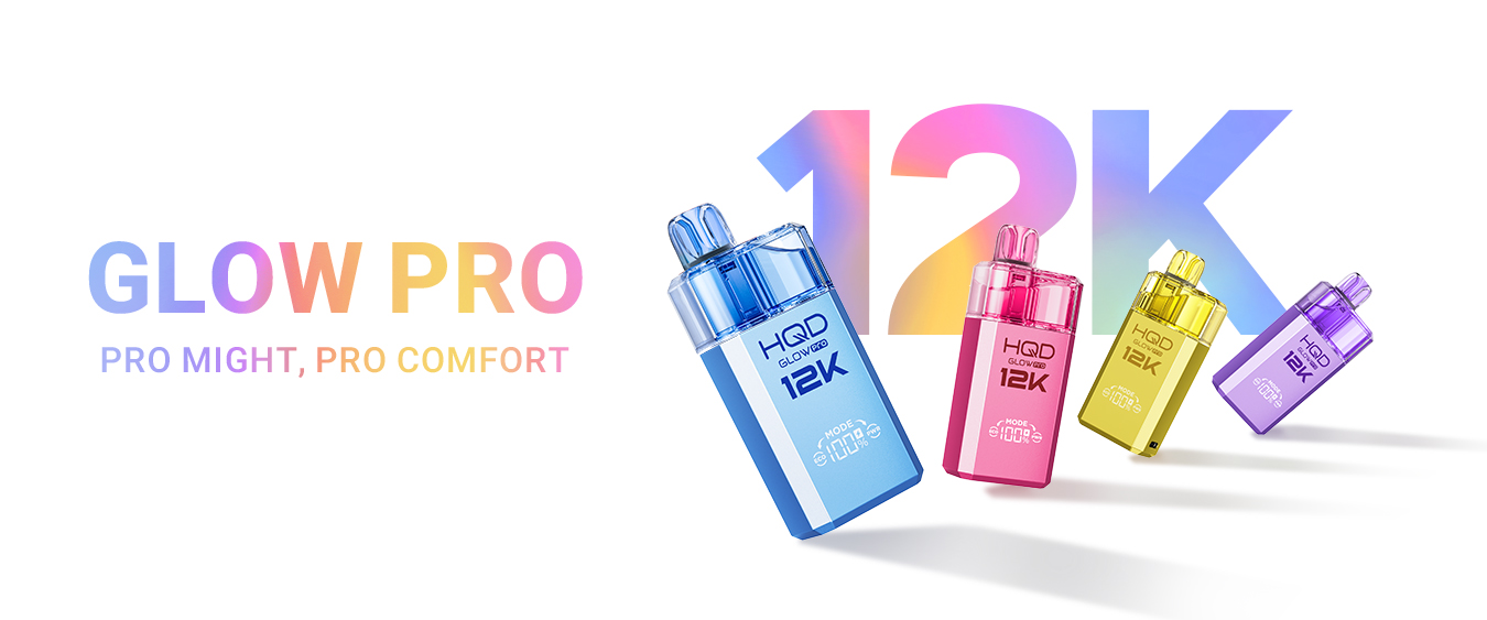 HQD Glow Pro 12K Pods - High Capacity Vape Pods for Smooth Flavour