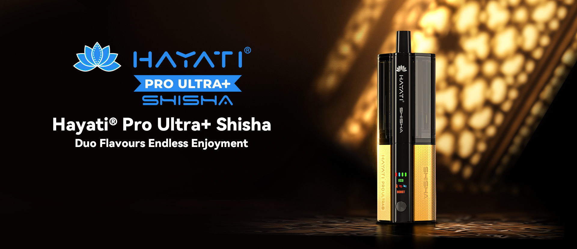 Experience the next level of shisha-style vaping with the Hayati Pro 30K Ultra Plus Kit