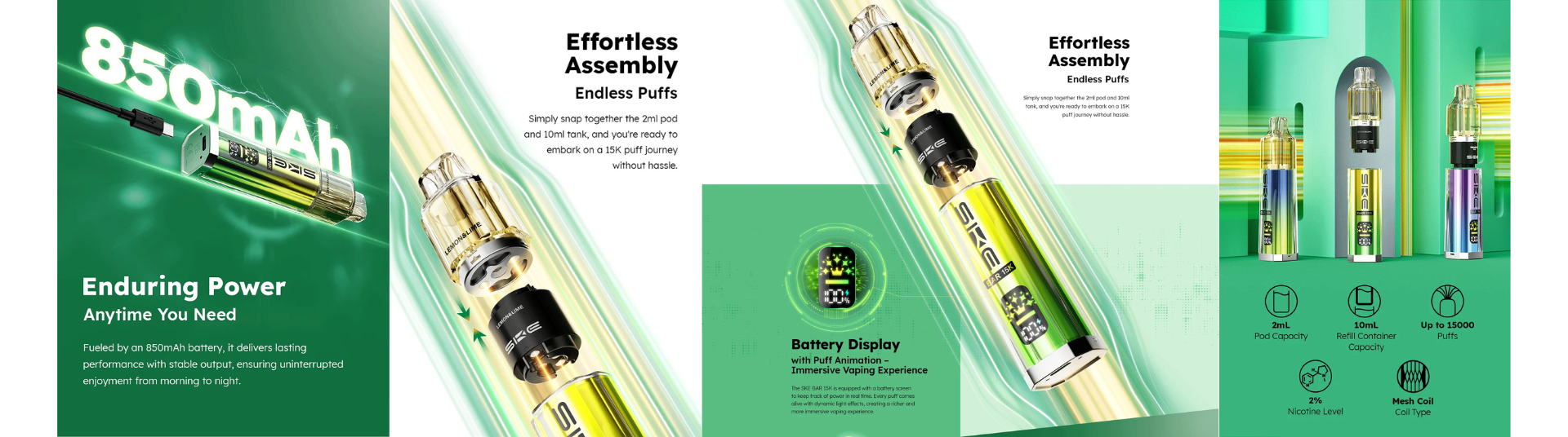 SKE Bar 15K Key Features