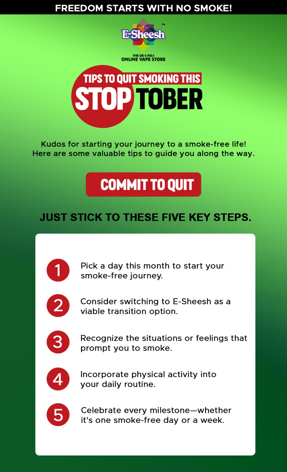 StopTober: Take the First Step to a Healthier, Smoke-Free Life