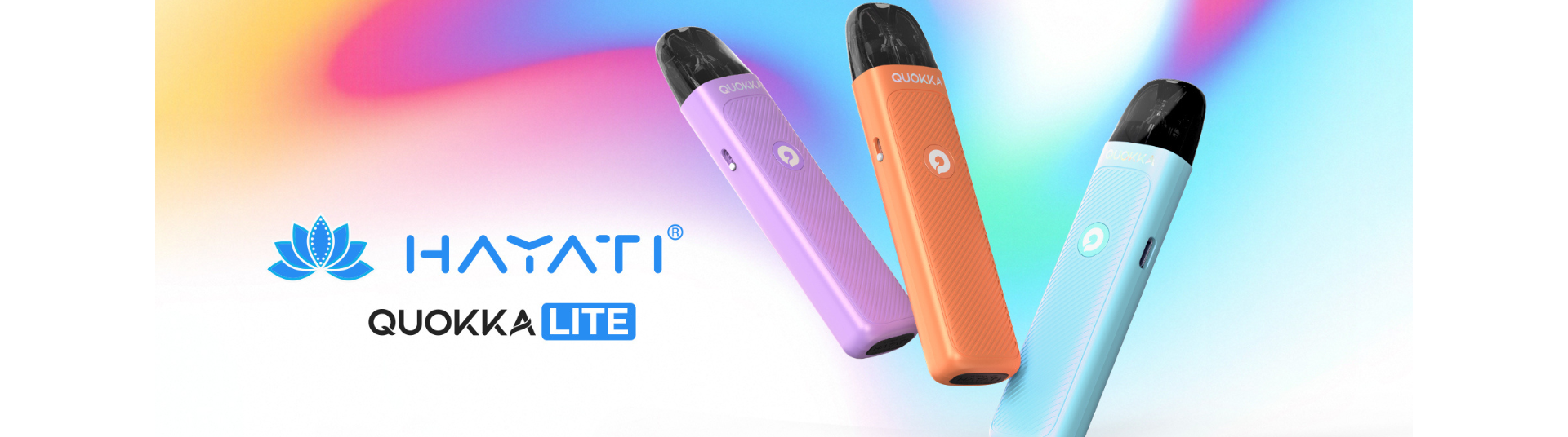 Hayati Quokka Lite vape kit — compact 1100mAh pod device, adjustable airflow, Quokka pod compatible, pocket‑friendly design